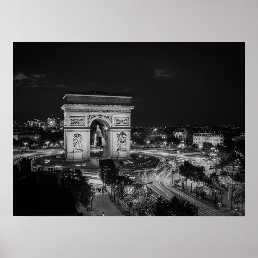 Foto Arc de Triomphe Paris Poster (Vorne)