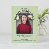 Foto Arch Auf Wiedersehen Abschiedliche Party Einl Einladung (Stehend Vorderseite)