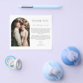 Foto "Arch Frame" Danke Karte (Einzeln)