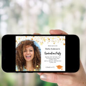 Foto Arch Gold Stars Graduierungsparty Einladung