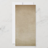 Foto Arch, Gold Wedding Save the Date Lesezeichen (Rückseite)