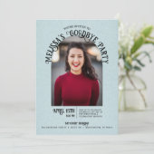 Foto Arch Goodbye Farewell Party Einladung (Stehend Vorderseite)