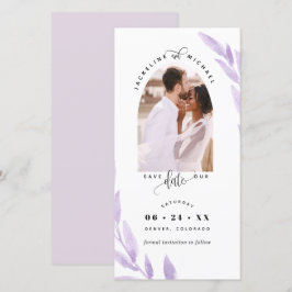Foto Arch, Mauve Wedding speichern das Date-Leseze