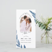 Foto Arch, Navy Hochzeit speichern das Date Leseze (Stehend Vorderseite)