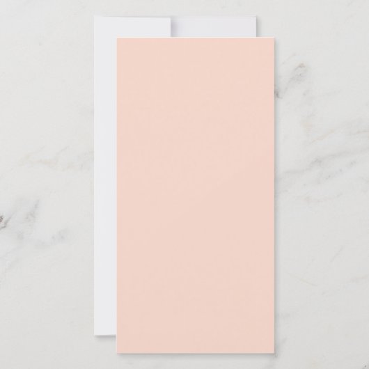 Foto Arch, Peach Wedding Save the Date Lesezeichen (Rückseite)