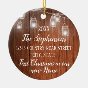 Foto auf "Back First Christmas" in unserem neuen Z Keramik Ornament