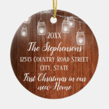 Foto auf Back First Christmas in unserem neuen Zuh