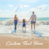 Foto-Aufkleber für Fotos und Text Aufkleber (Vorderseite)