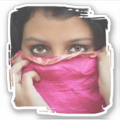 Foto-Aufkleber hochladen Aufkleber (Vorderseite)