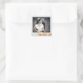 Foto-Aufkleber Quadratischer Aufkleber (Tasche)