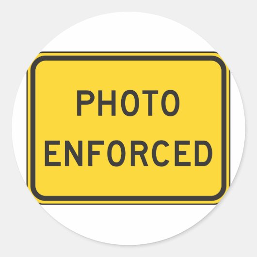 Foto-Aufkleber Runder Aufkleber (Vorderseite)