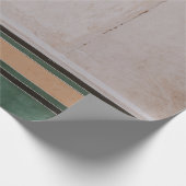 Foto aus braunem Betonbelag Geschenkpapier (Ecke)