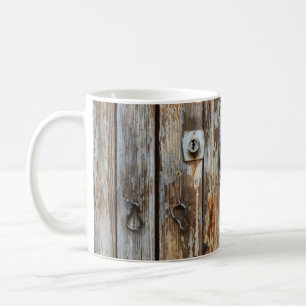 Foto aus braunem Holz Kaffeetasse