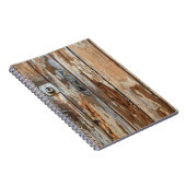 Foto aus braunem Holz Notizblock (Rechte Seite)