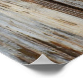 Foto aus braunem Holz Poster (Ecke)