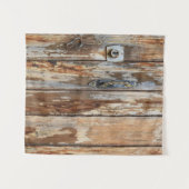 Foto aus braunem Holz Wandteppich (Vorderseite (Horizontal))