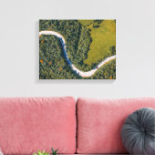 Foto aus der Luft Leinwanddruck (Insitu (Wohnzimmer))