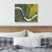 Foto aus der Luft Leinwanddruck (Insitu (Schlafzimmer))