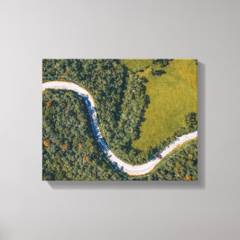 Foto aus der Luft Leinwanddruck