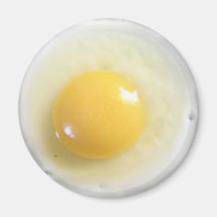 Foto aus gebratenem Ei Magnet