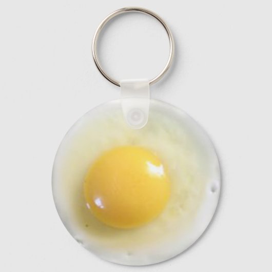 Foto aus gebratenem Ei Schlüsselanhänger (Vorderseite)