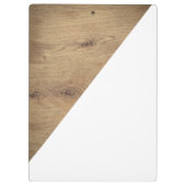 Foto aus hellem Holz braun Klemmbrett (Rückseite)
