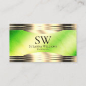 Foto aus hellgrünem Marmor Visitenkarte (Vorderseite)