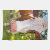 Foto aus Rinderportrait Geschirrtuch (Horizontal)