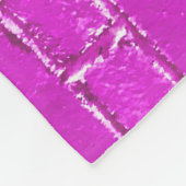 Foto aus rosa Ziegeln Fleecedecke (Ecke)