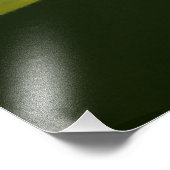 Foto aus Satin mit einem Blatt (Ecke)