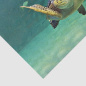 Foto aus Schildkrötenmeer Seidenpapier (Ausschnitt)