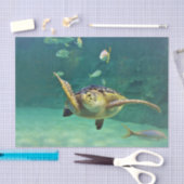 Foto aus Schildkrötenmeer Seidenpapier (Handwerk)