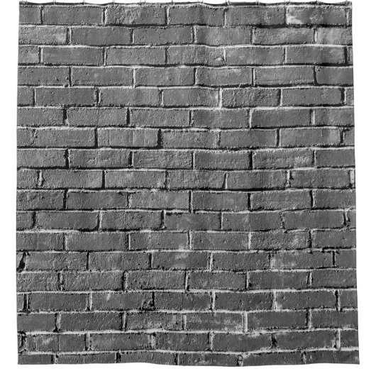 Foto aus Schwarz und Weiß Duschvorhang (Vorderseite)