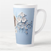 Foto aus weißem Porzellan Milchtasse (Rechts)