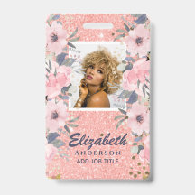 FOTO AUSWEIS - Mitarbeiter VIP Ausweis Girly Glitt
