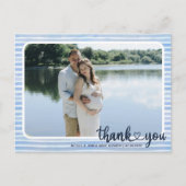 Foto Avocado Baby Dusche Party Vielen Dank Postkarte (Vorderseite)