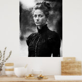 Foto B&W in der Schule aus dem 19. Jahrhundert Poster (Küche)