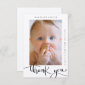 FOTO BABY ANKÜNDIGUNG DANKEN (Vorne/Hinten)