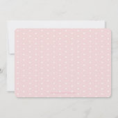 FOTO BABY Ankündigung erste Overlay-Girl rosa (Rückseite)