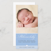 FOTO BABY ANKÜNDIGUNG: hübscher Typ 5 Ankündigung (Vorne/Hinten)