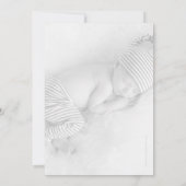 FOTO BABY ANNOCEMENT einfaches, modernes hello Skr Ankündigung (Rückseite)