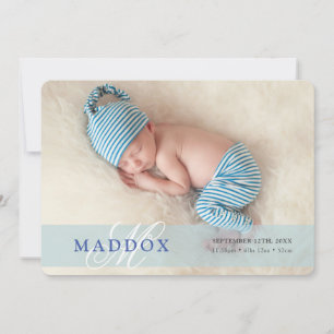 FOTO BABY ANNOCEMENT Initial Overlay Ankündigung