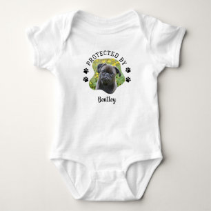 Foto Baby Kleidung durch Hunde Personalisiert gesc Strampler