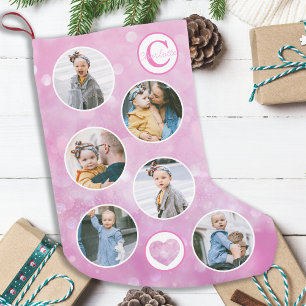 Foto Baby Pink Kleiner Weihnachtsstrumpf