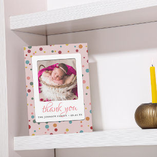 Foto Baby Shower Geburtsankündigung Vielen Dank Dankeskarte