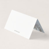 Foto Babydusche | Dankeschön Note Card (Rückseite)