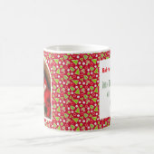 Foto Babys erstes Weihnachten Kaffeetasse (Mittel)