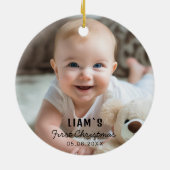 Foto Baby's First Christmas Ornament - Red Truck (Hinten)