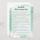 Foto Bachelorette Einladung (Vorne/Hinten)