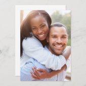 Foto Backcard für Vellum Overlay-Einladung Einladung (Vorne/Hinten)